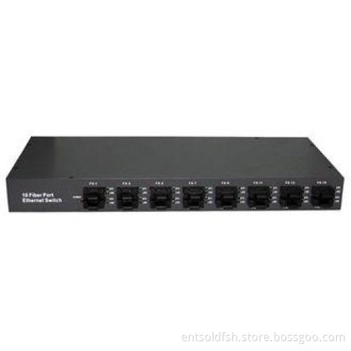 High Speed 16 Port Fiber Optic Switching Half Duplex IEEE 8